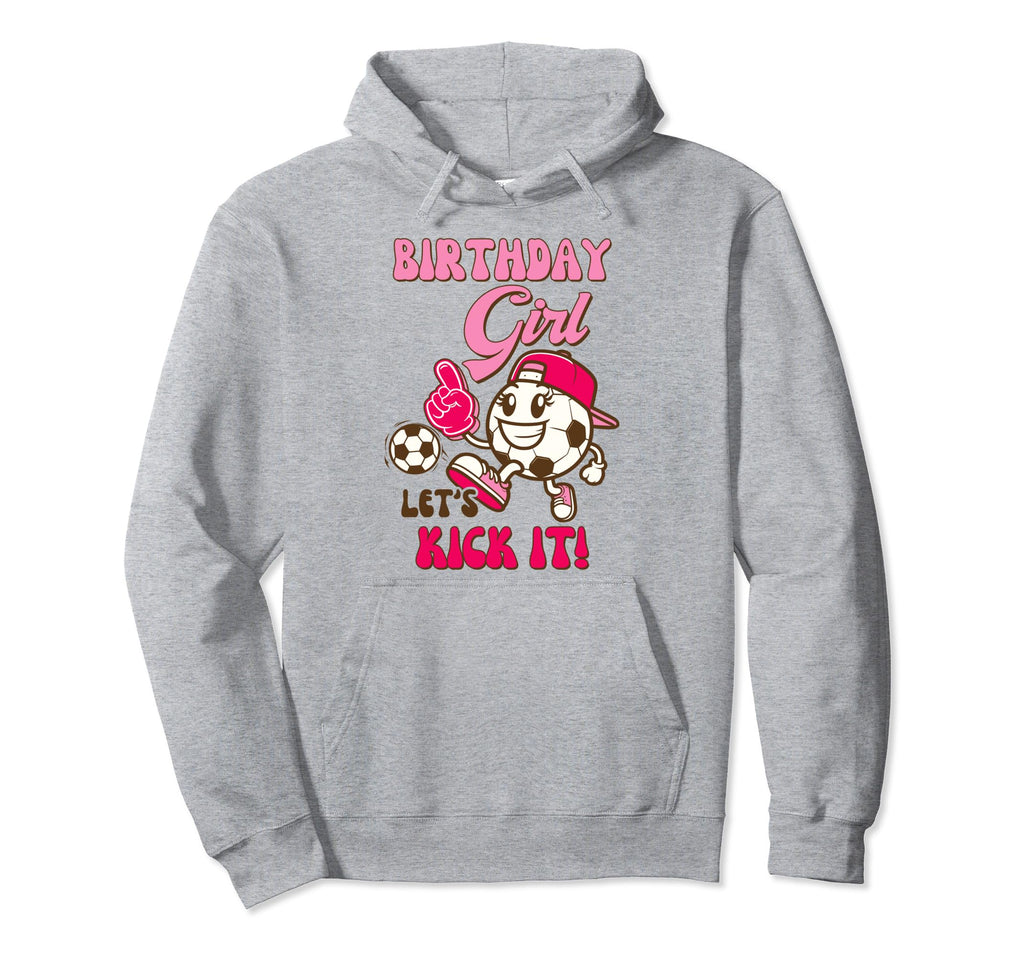 Soccer Birthday Soccer Birthday Lets Kick Hoodie - Custom Art Print Unisex