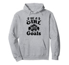 Kicking Soccer Ball Teen Be Goals Hoodie - Custom Art Print Unisex