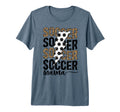 Soccer Mama Leopard Soccer Mom Soccer T-Shirt - Trendy Graphic for Adults