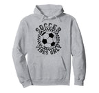 Groovy Soccer Womens Soccer Hoodie - Minimalist Print Men Women