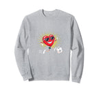 Heart Soccer Gift T-Shirt - Trendy Graphic for Adults