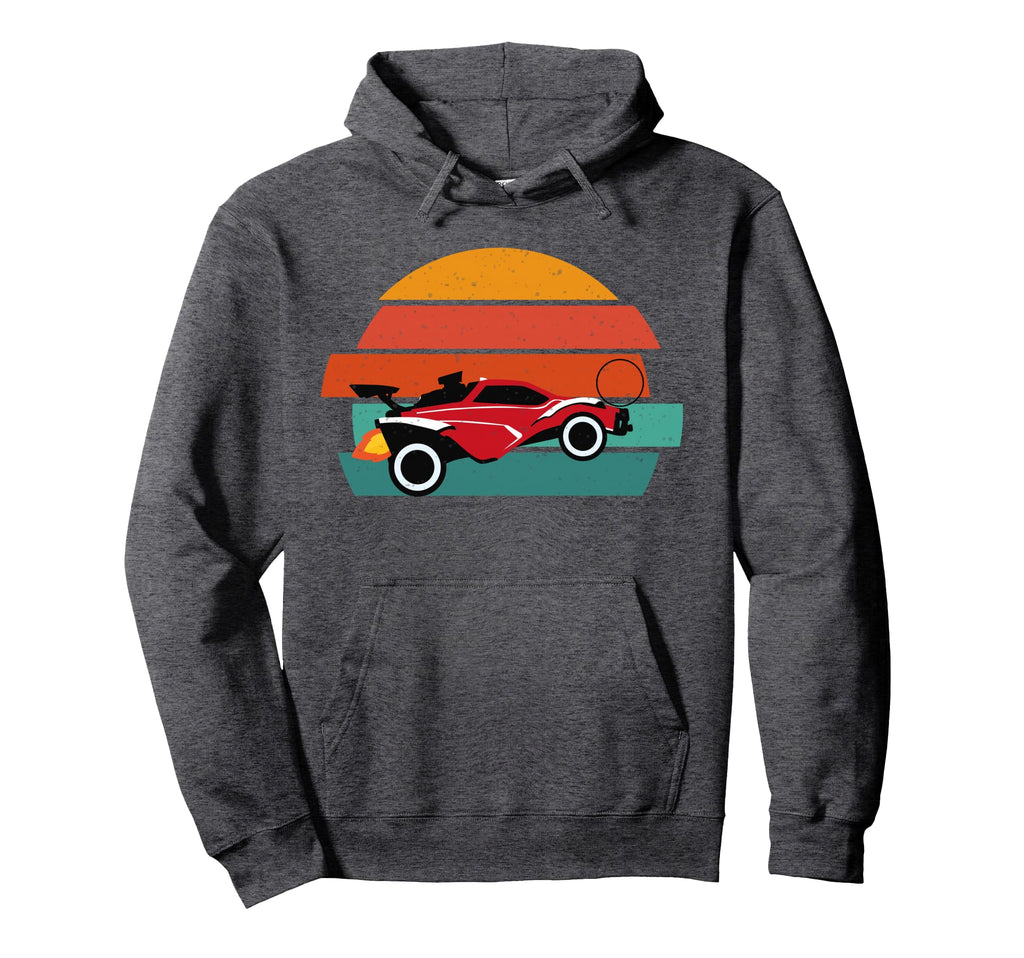 Octane Rocket Soccer Sunset Distressed Hoodie - Custom Art Print Men Women
