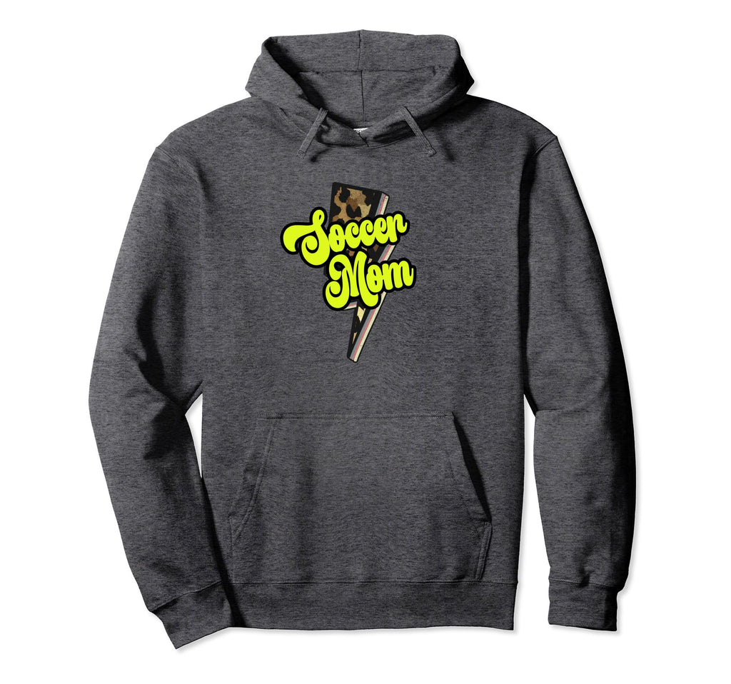 Soccer Mom Leopard Bolt Thunder Sports Hoodie - Aesthetic Graphic Men Women