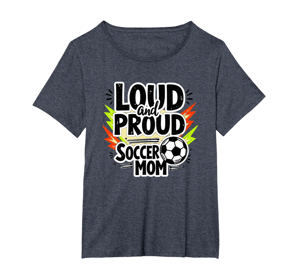 Loud And Proud Soccer Mom Womens Sweatshirt - Custom Art Print Men Women