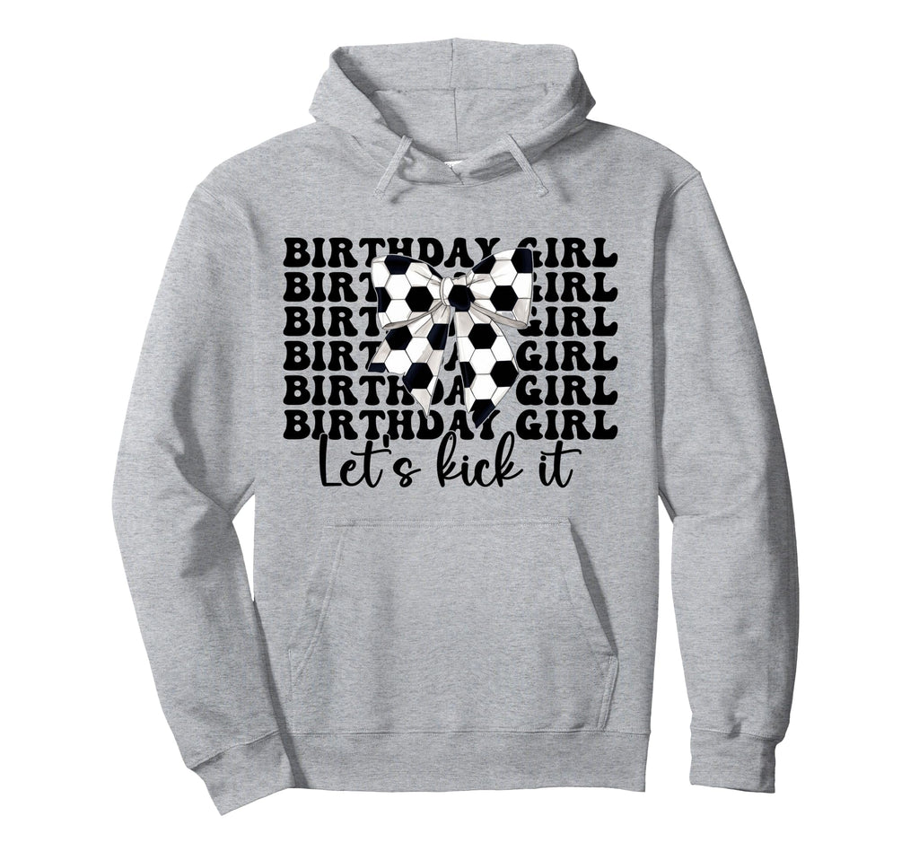 Soccer Soccer Mom Coquette Birthday Lets Hoodie - Minimalist Print Unisex