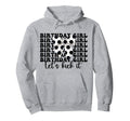 Soccer Soccer Mom Coquette Birthday Lets Hoodie - Minimalist Print Unisex