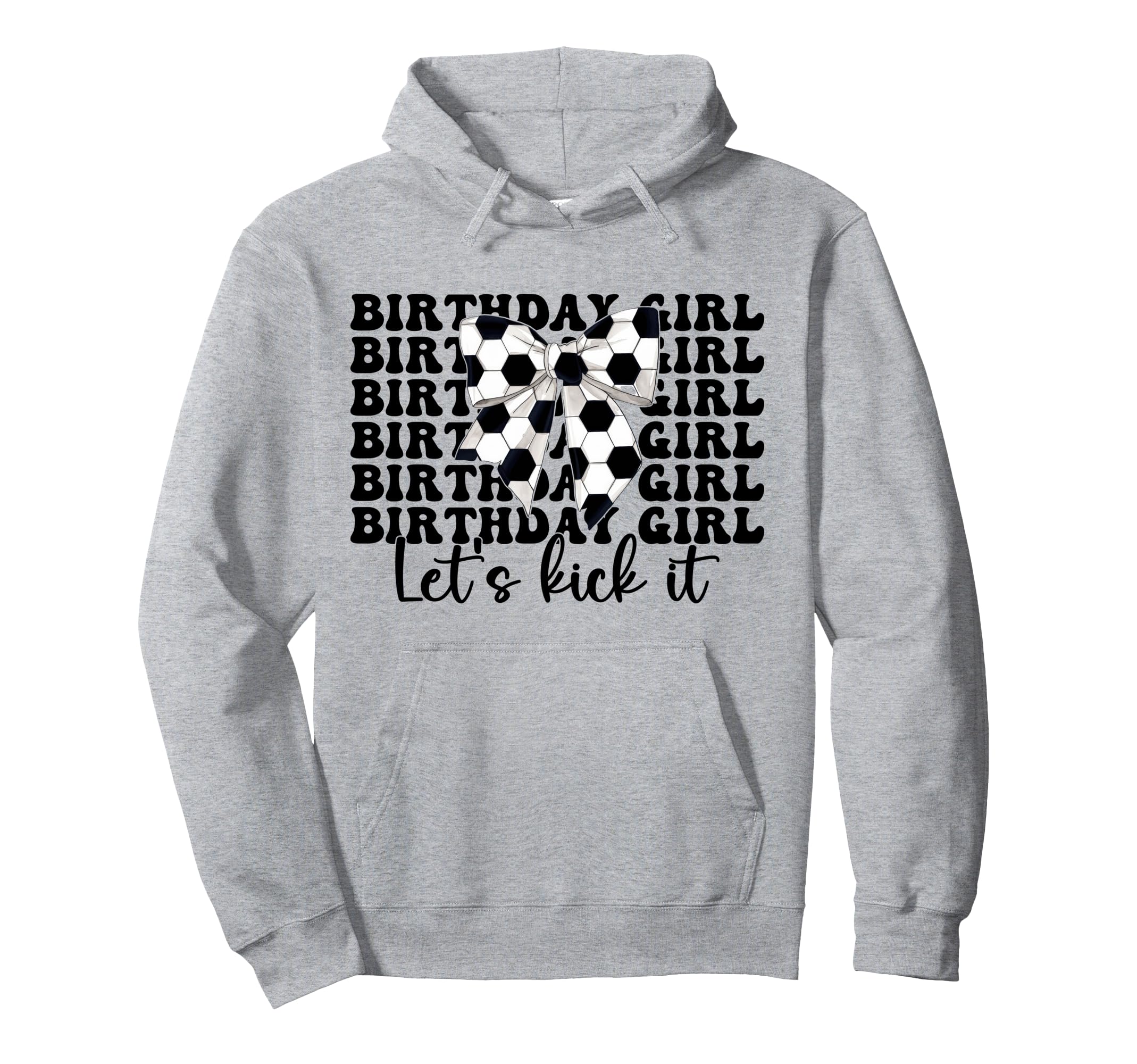 Soccer Soccer Mom Coquette Birthday Lets Hoodie - Minimalist Print Unisex