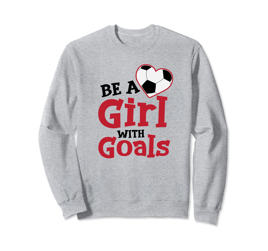 Be Heart Shaped Soccer Teenager Sweatshirt - Trendy Graphic Unisex