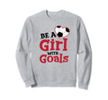 Be Heart Shaped Soccer Teenager Sweatshirt - Trendy Graphic Unisex