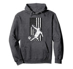 Simple Soccer Player Distressed Hoodie - Fun Novelty Design Unisex