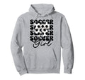 Soccer Coquette Bow Hoodie - Streetwear Style Men Women