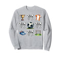 Coquette Bow Soccer Game Days Sweatshirt - Streetwear Style Men Women