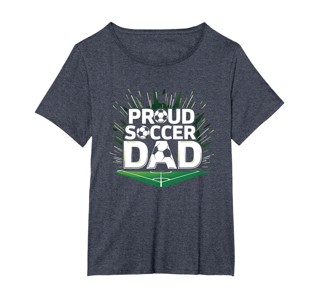 Proud Soccer Dad Cheering Sideline T-Shirt - Custom Art Print Men Women