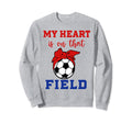 Leopard My Heart Is That Field Sweatshirt - Streetwear Style Men Women