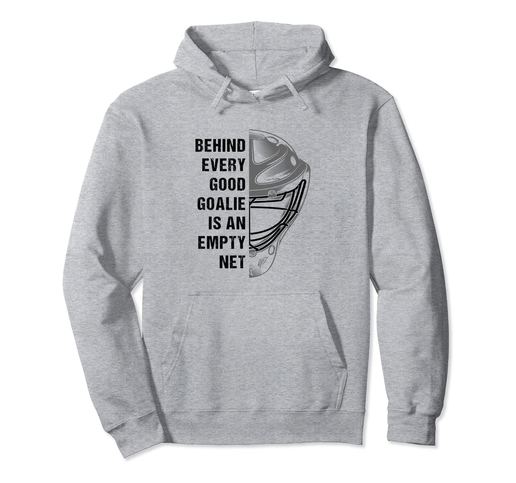Hockey Goalkeeper Mask Player Outfit Ice Hoodie - Minimalist Print Unisex