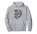 Hockey Goalkeeper Mask Player Outfit Ice Hoodie - Minimalist Print Unisex