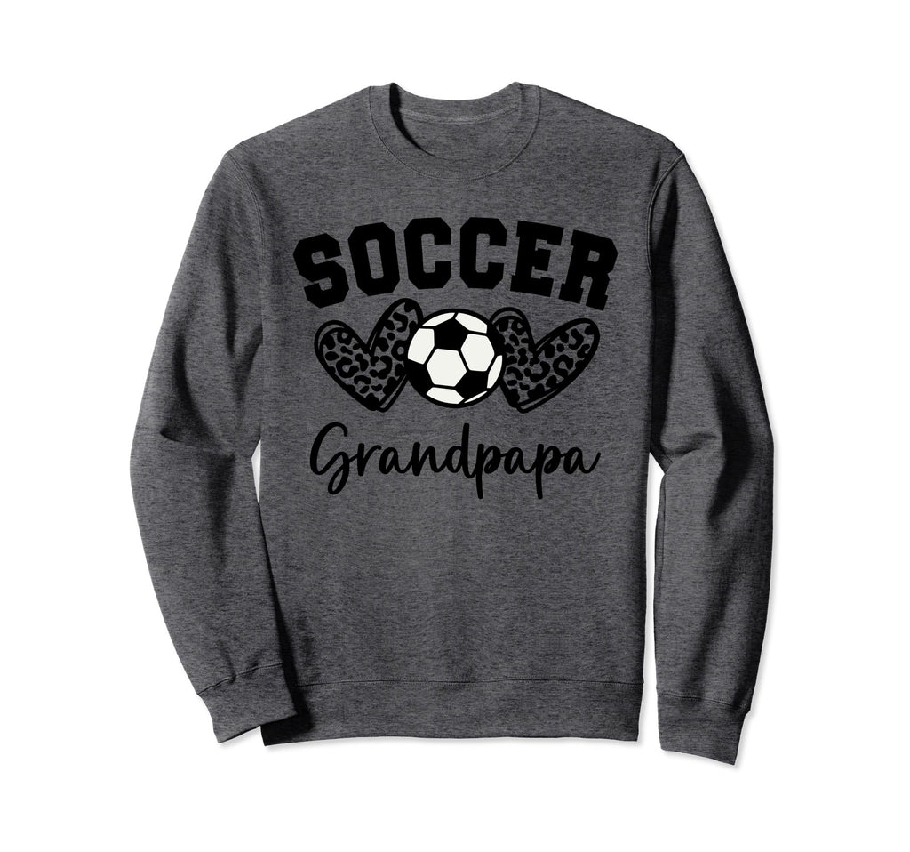 Soccer Grandpapa Matching Family Sweatshirt - Graphic Print for Adults
