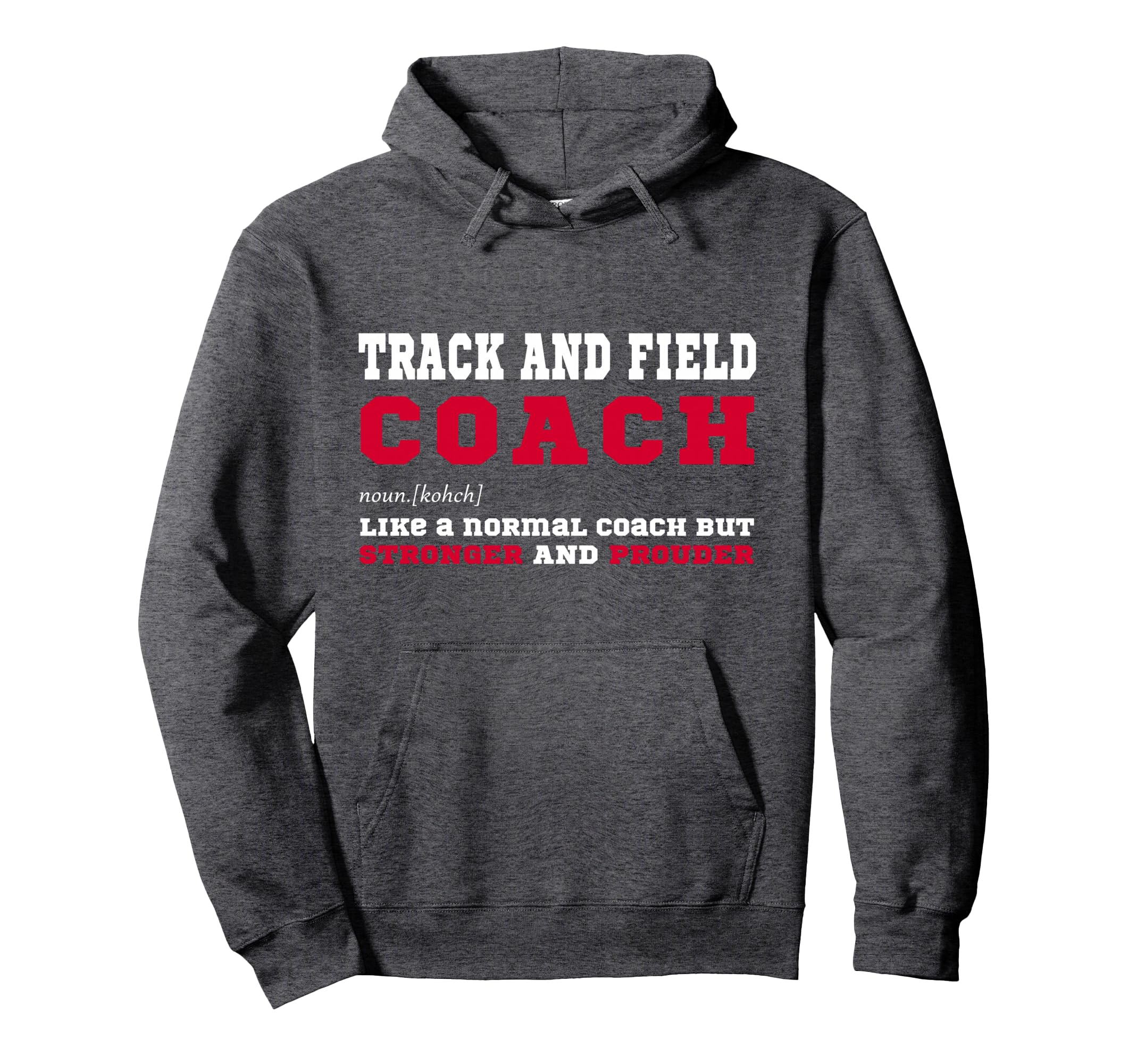 Track And Field Coach Sports Coaching Hoodie - Streetwear Style for Adults