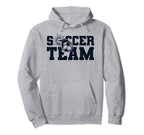 Soccer Team Futbol Fu Ball Goal Hoodie - Casual Everyday Wear Men Women