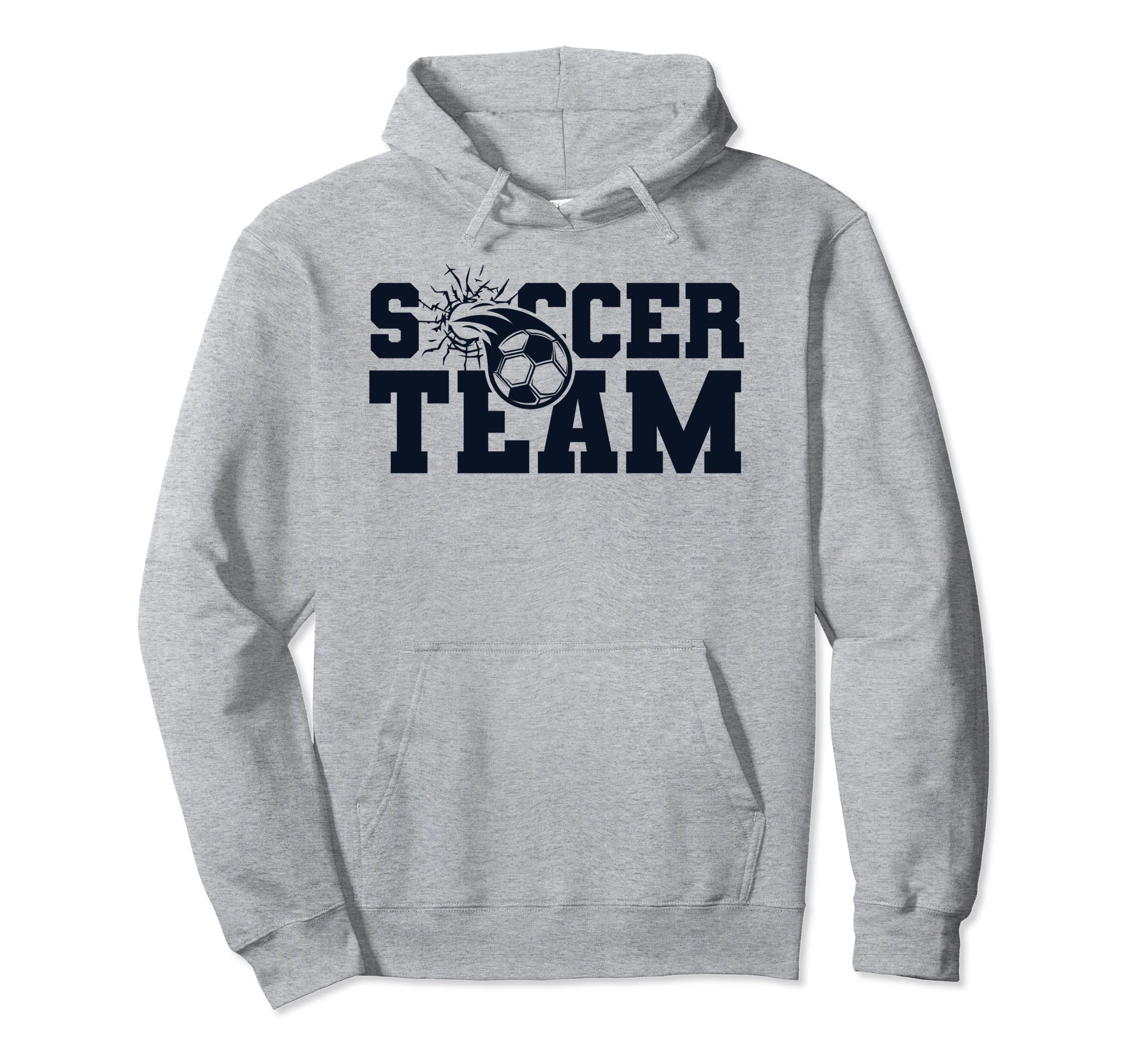 Soccer Team Futbol Fu Ball Goal Hoodie - Casual Everyday Wear Men Women