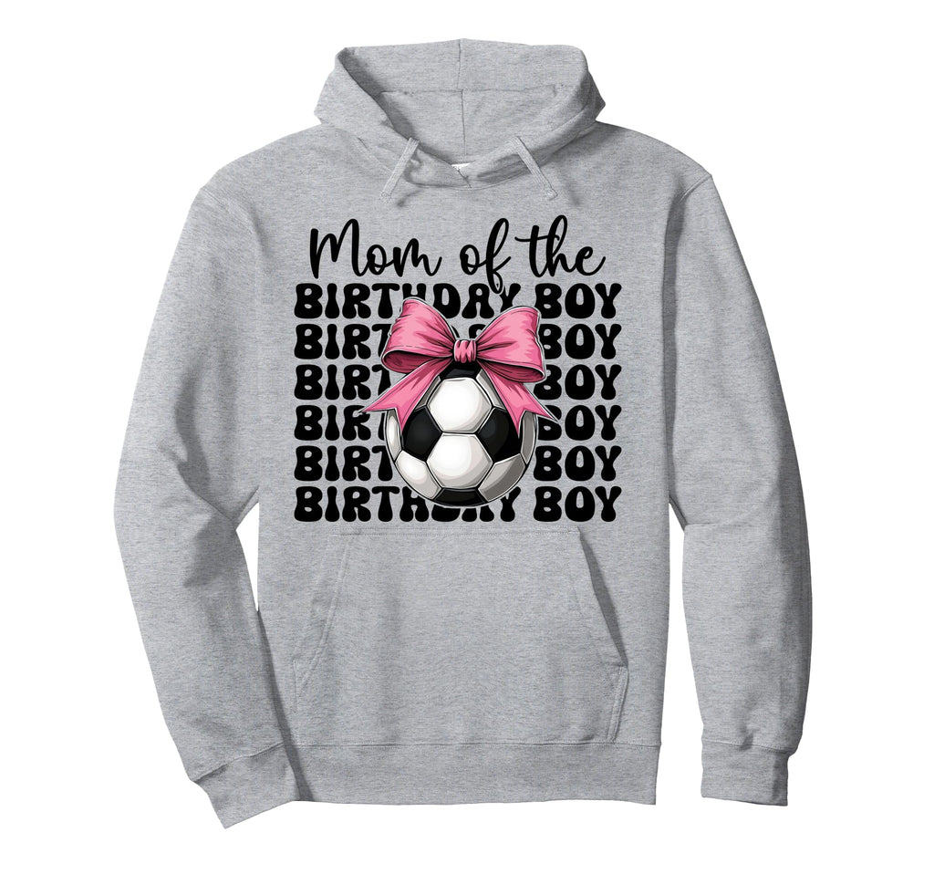 Soccer Mom Soccer Mama Coquette Bow Mom Hoodie - Unique Graphic Unisex