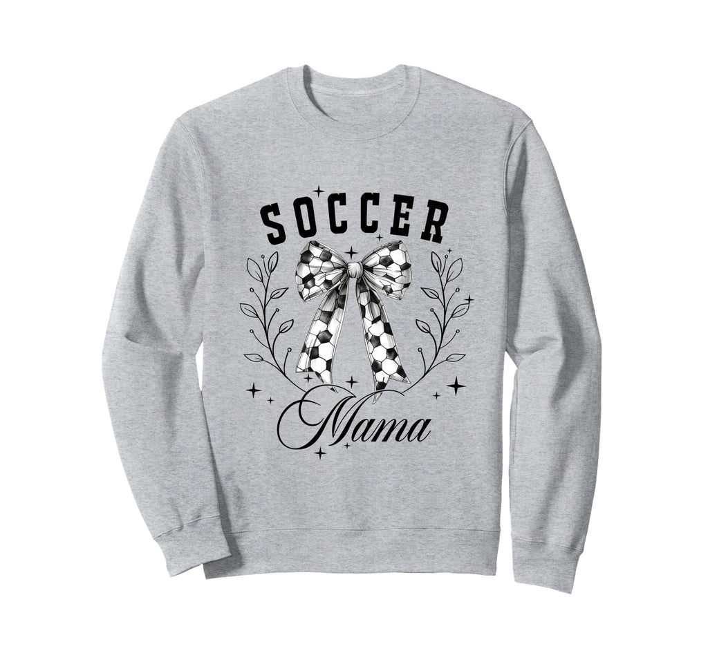 Soccer Mama Coquette Bow Sweatshirt - Aesthetic Graphic Men Women