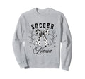 Soccer Mama Coquette Bow Sweatshirt - Aesthetic Graphic Men Women
