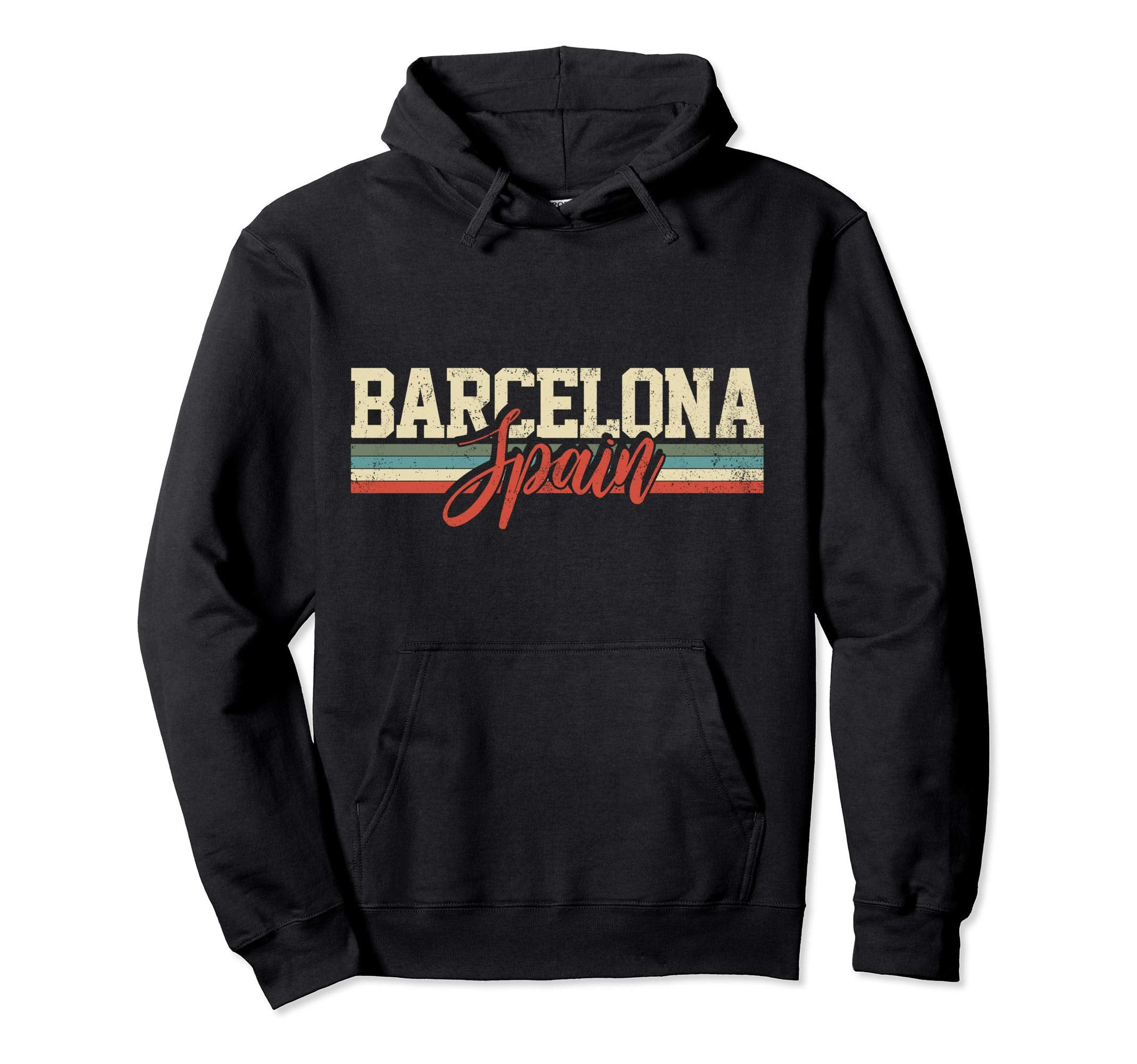 Barcelona Spain Gift Hoodie - Trendy Graphic for Adults
