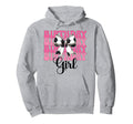 Birthday Soccer Coquette Bow Hoodie - Graphic Print Unisex