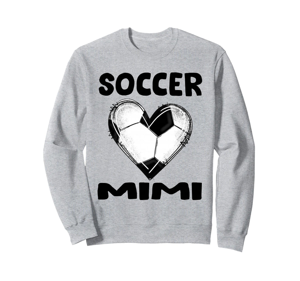Soccer Mimi Heart Mimi Soccer Player Sweatshirt - Fun Novelty Design Unisex