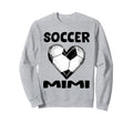 Soccer Mimi Heart Mimi Soccer Player Sweatshirt - Fun Novelty Design Unisex