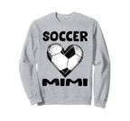Soccer Mimi Heart Mimi Soccer Player Sweatshirt - Fun Novelty Design Unisex