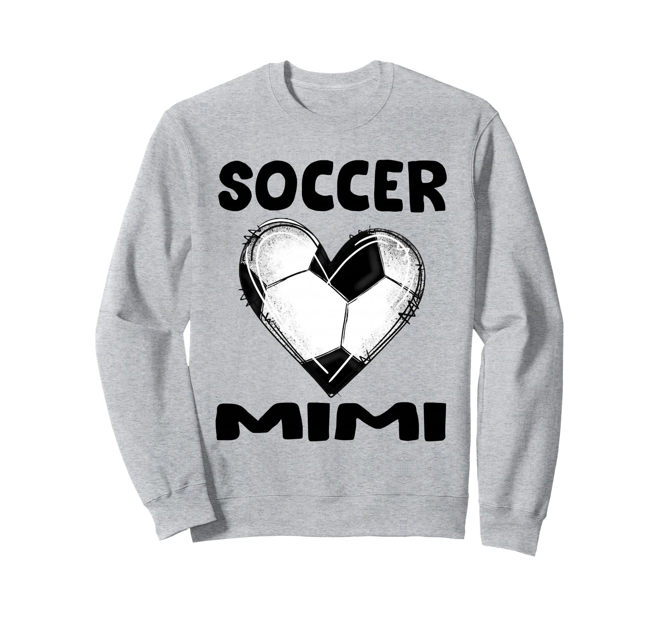 Soccer Mimi Heart Mimi Soccer Player Sweatshirt - Fun Novelty Design Unisex