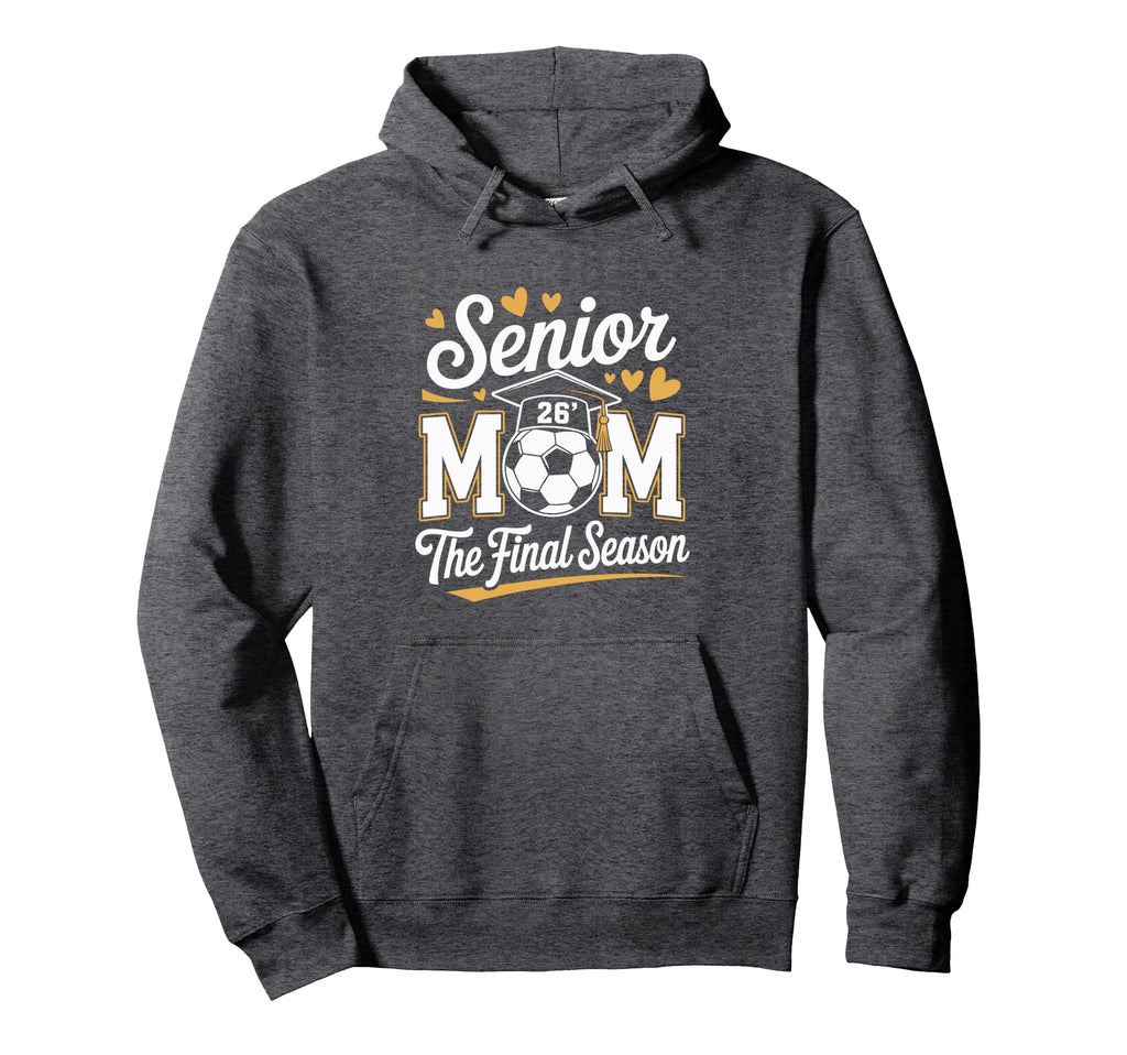 Senior Soccer Mom Class 2026 Hoodie - Trendy Graphic Men Women