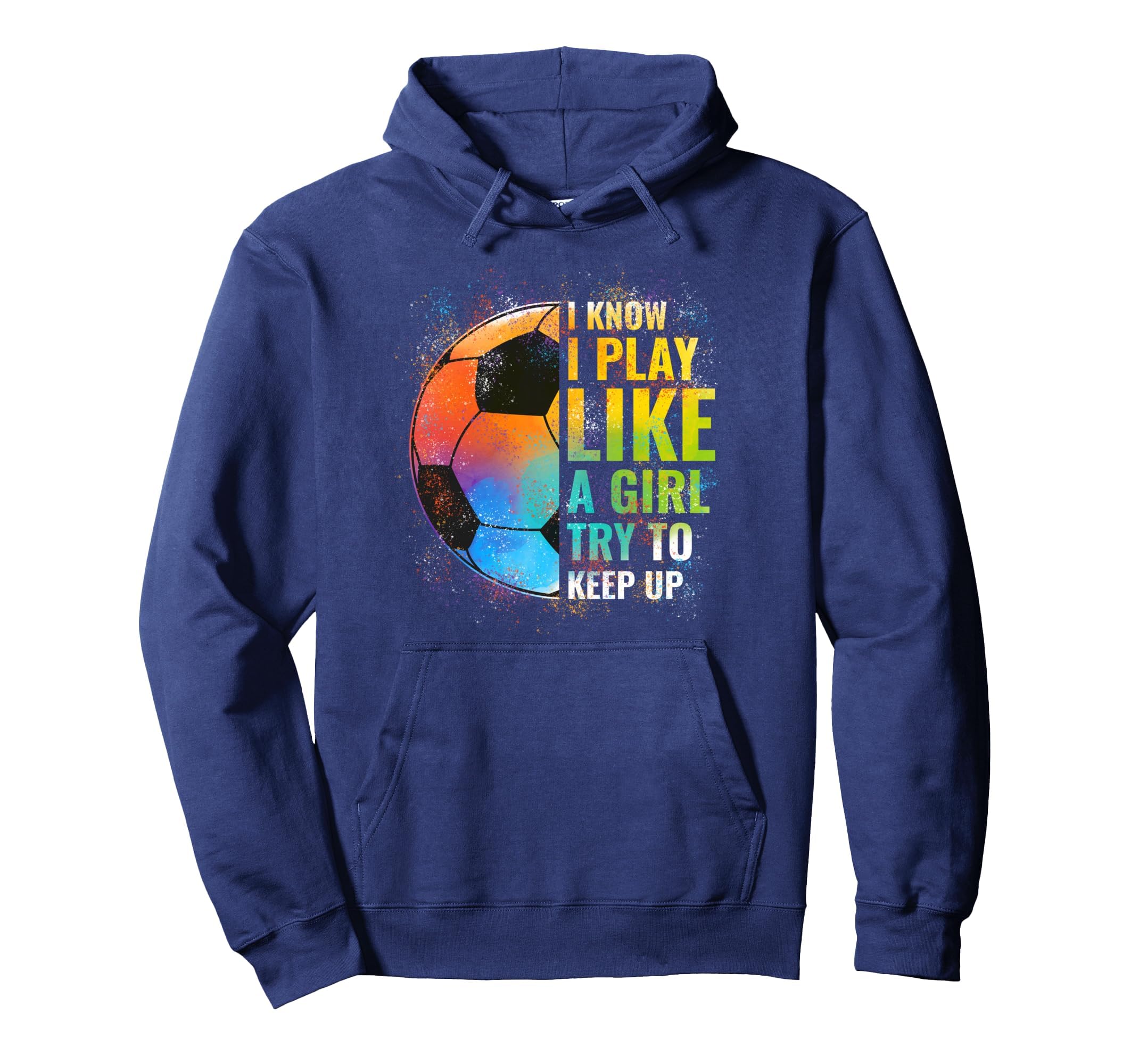 I Know I Play Like Try To Keep Up Funny Hoodie - Aesthetic Graphic Unisex