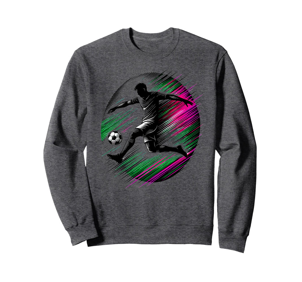 High Impact Soccer Teens And Fans Sweatshirt - Unique Graphic Unisex