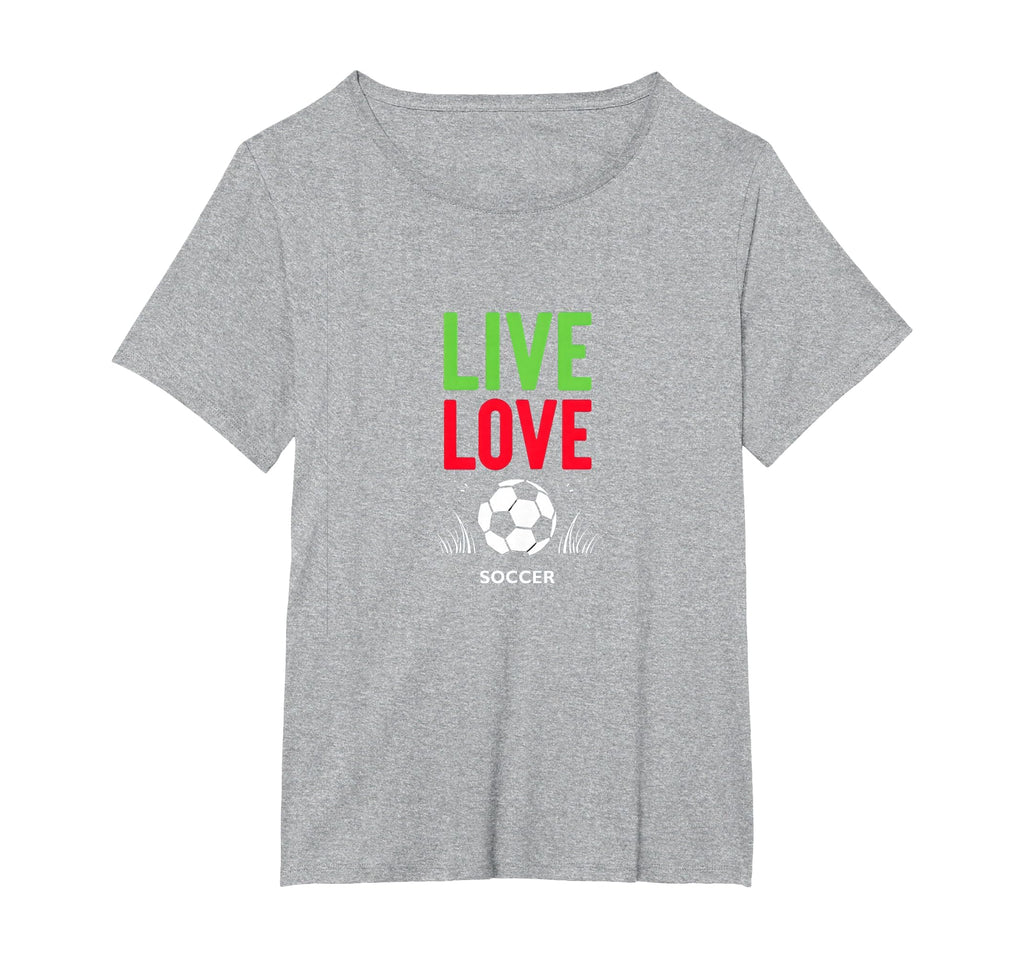 Live Love Soccer Inspiring Sports Fan T-Shirt - Streetwear Style Unisex