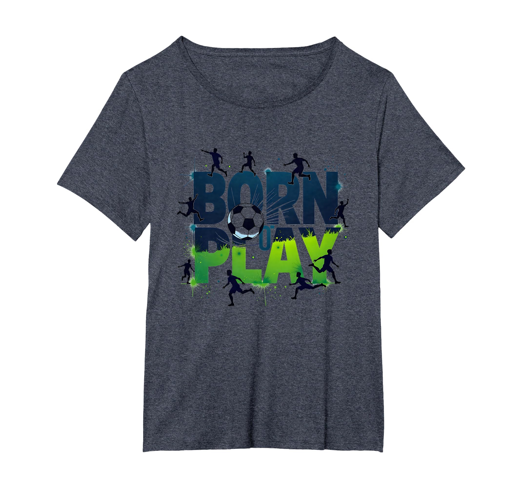 Born To Play Soccer Athlete Passion T-Shirt - Trendy Graphic Unisex