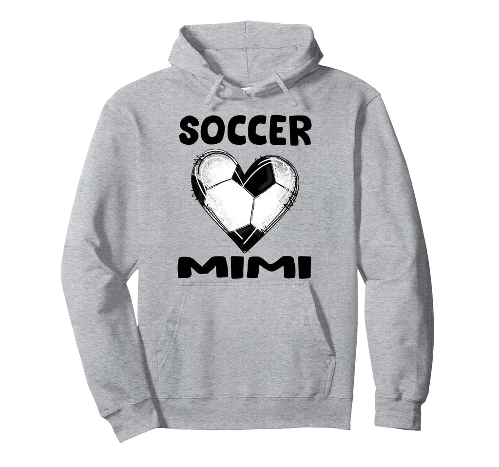 Soccer Mimi Heart Mimi Soccer Player Hoodie - Minimalist Print for Adults