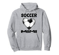 Soccer Mimi Heart Mimi Soccer Player Hoodie - Minimalist Print for Adults
