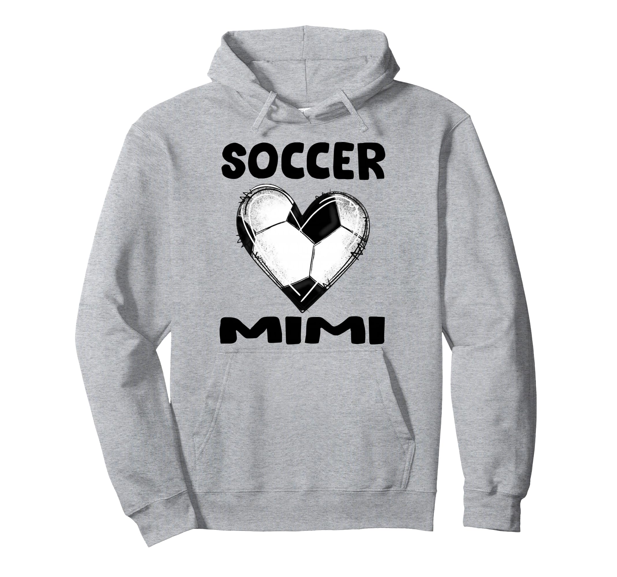 Soccer Mimi Heart Mimi Soccer Player Hoodie - Minimalist Print for Adults