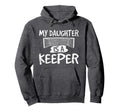 Goalie Daughter Is Keeper Soccer Goal Hoodie - Unique Graphic Unisex