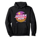 Soccer Mom 80S Vibe Hoodie - Fun Novelty Design for Adults