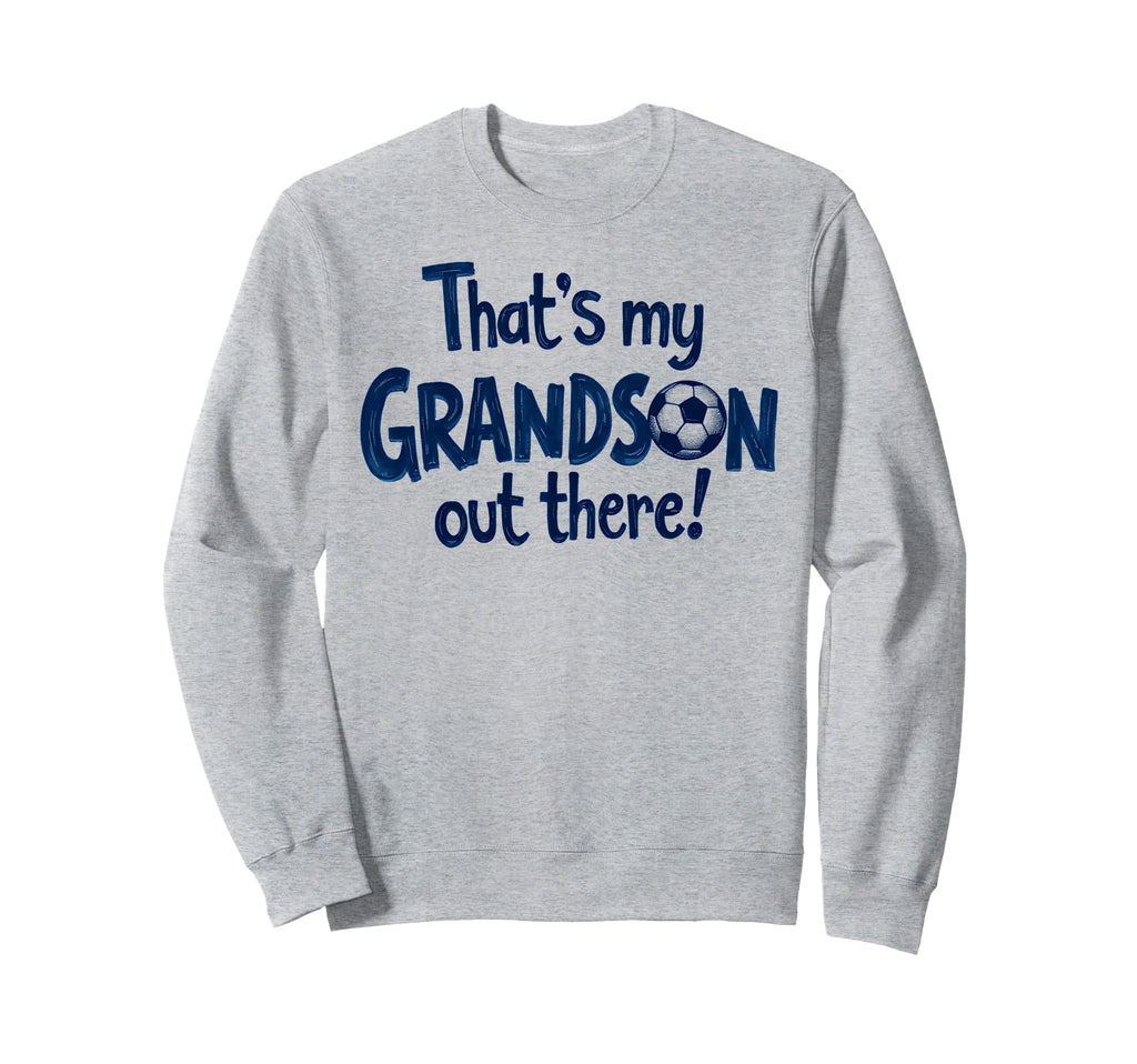 Proud Soccer Grandma Grandpa Sweatshirt - Fun Novelty Design for Adults