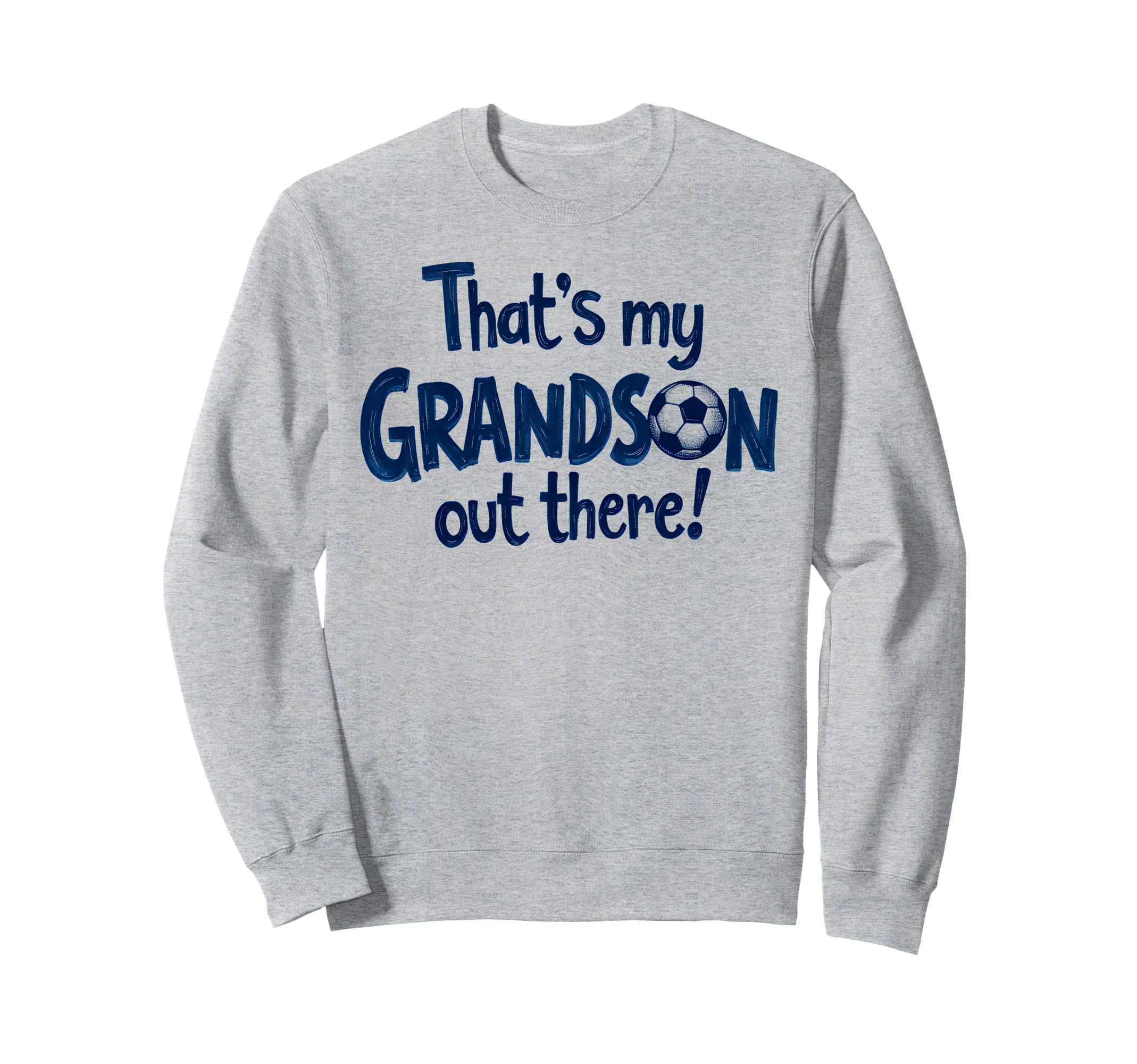 Proud Soccer Grandma Grandpa Sweatshirt - Fun Novelty Design for Adults