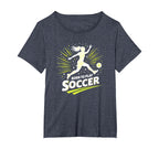 Born To Play Soccer Womens T-Shirt - Fun Novelty Design Unisex