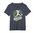 Born To Play Soccer Womens T-Shirt - Aesthetic Graphic Men Women