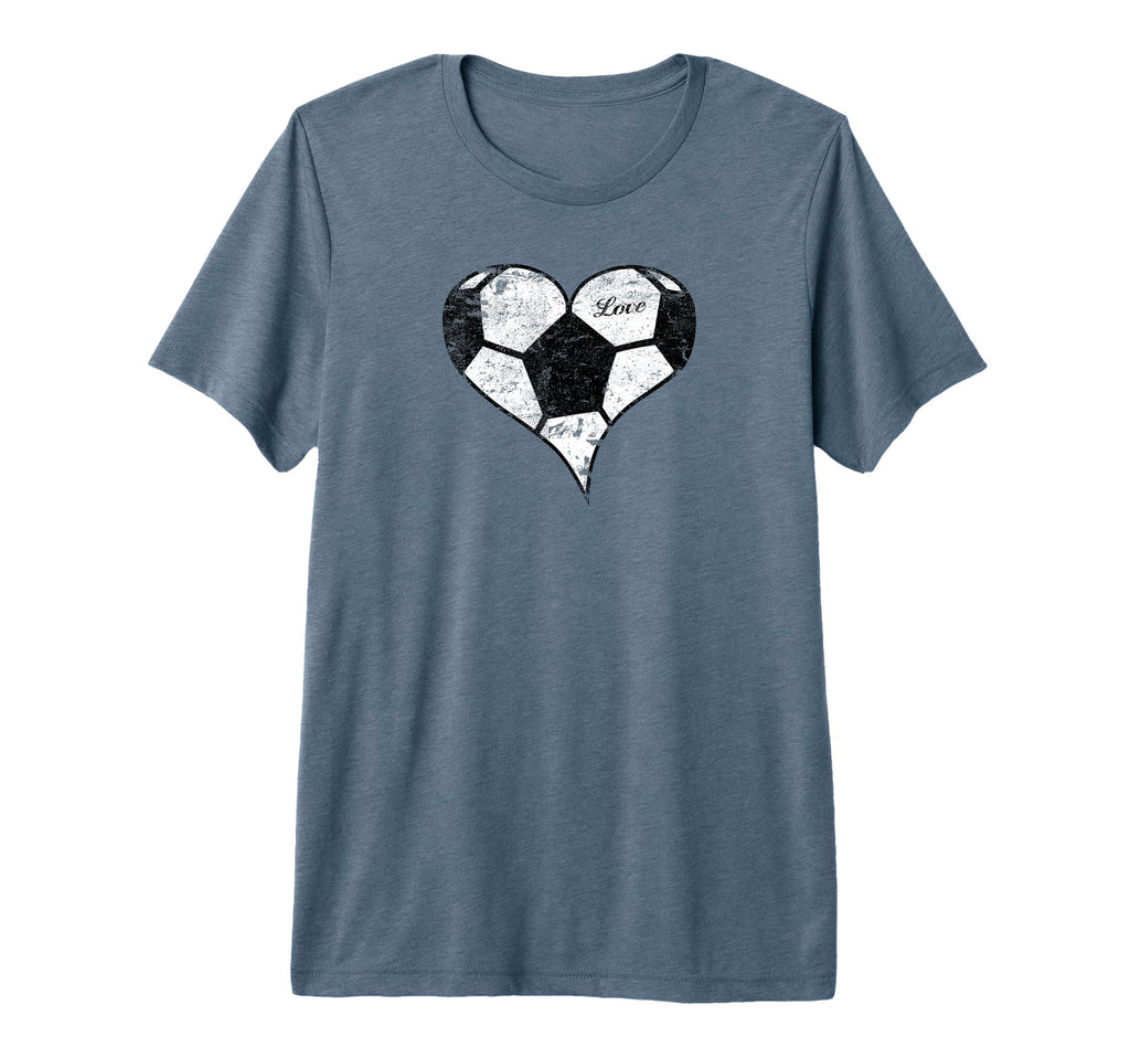 Soccer Love Soccer Heart Soccer Mom T-Shirt - Trendy Graphic for Adults