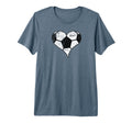 Soccer Love Soccer Heart Soccer Mom T-Shirt - Trendy Graphic for Adults