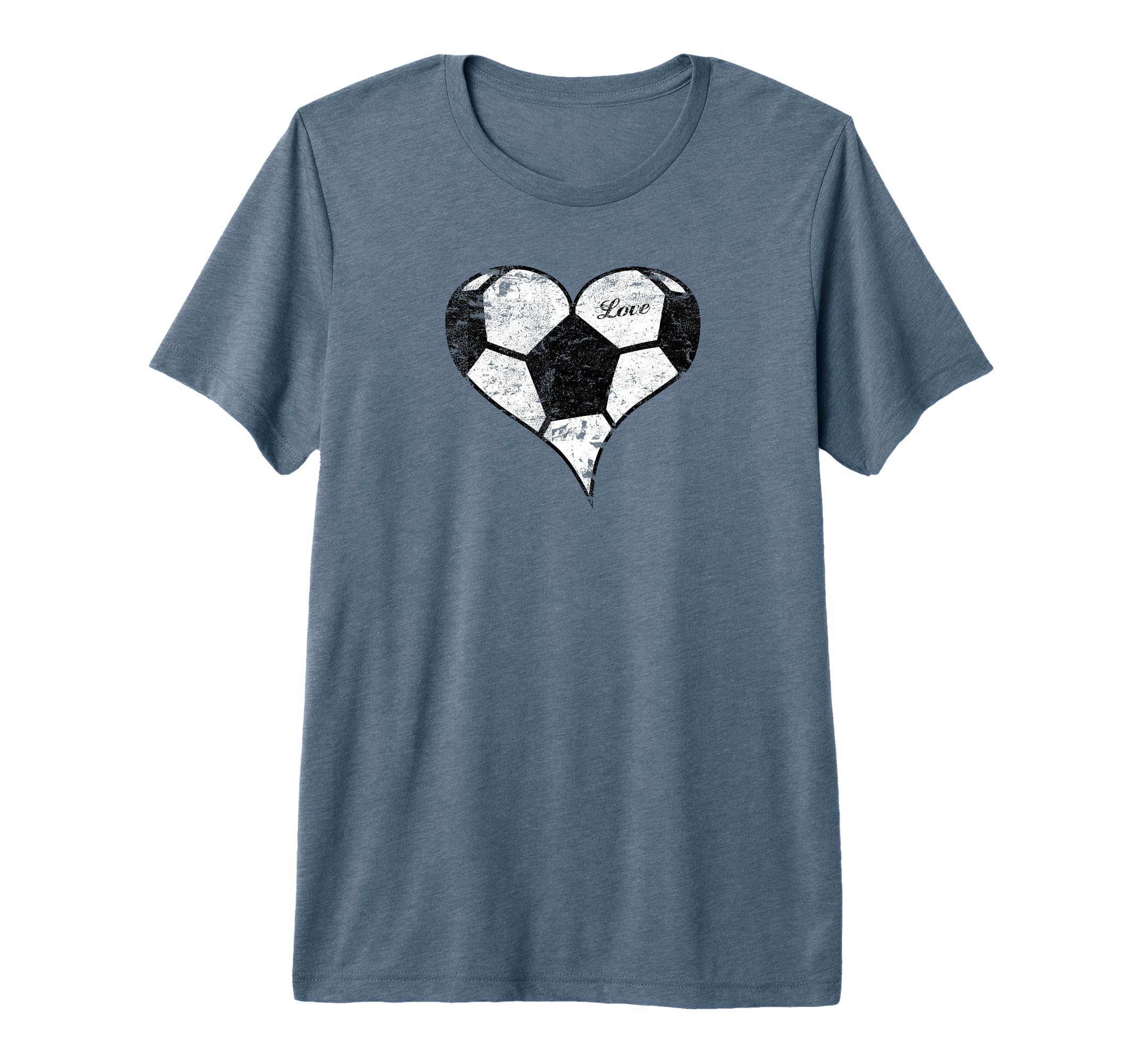 Soccer Love Soccer Heart Soccer Mom T-Shirt - Trendy Graphic for Adults